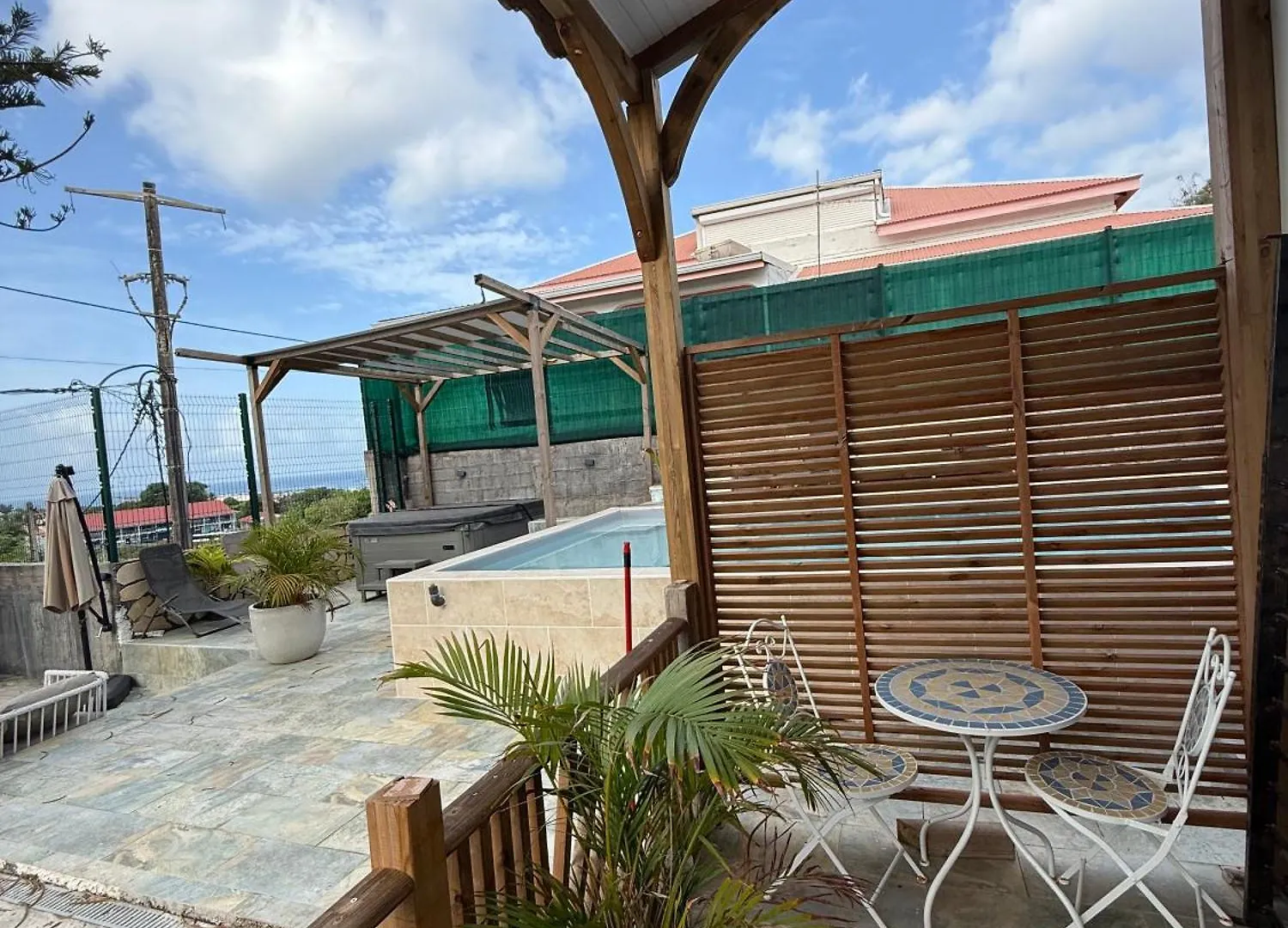 Apartament Caraibes Harmony - Vue Mer, Spa, Piscine & Confort Baillif Gwadelupa